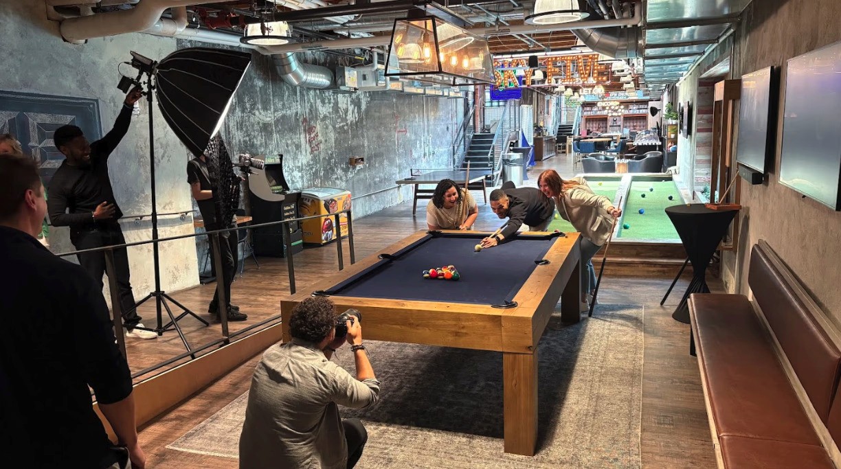 Group of people using laptop