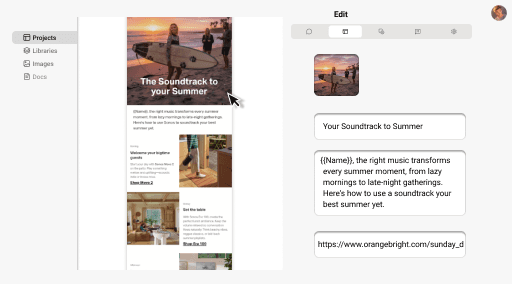 AI suggesting actions like "Optimize onboarding flow" and "Raise pricing tier" based on user data.