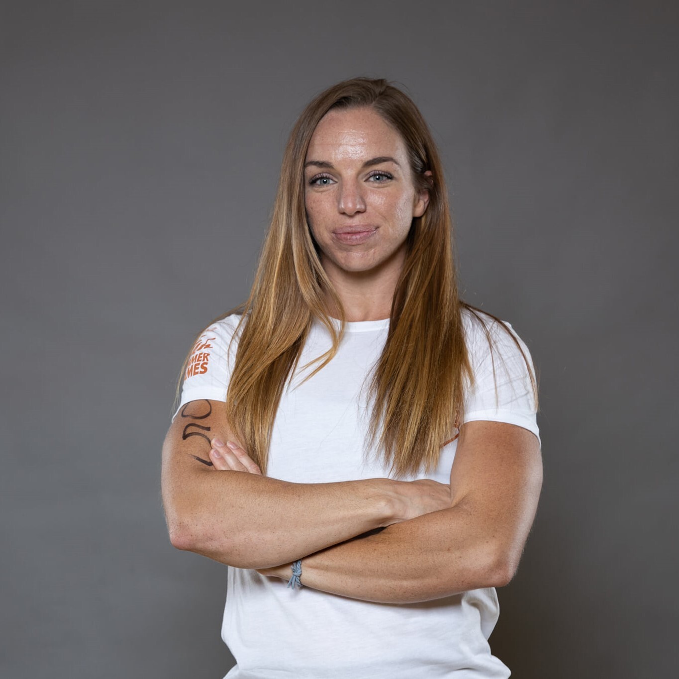 Coach explaining stuff to an athlete