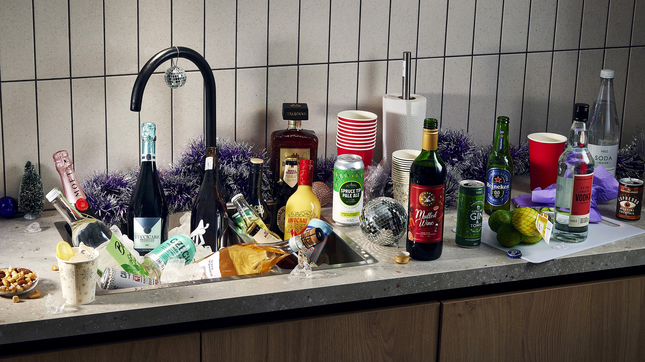 Ocado Drinks Sink