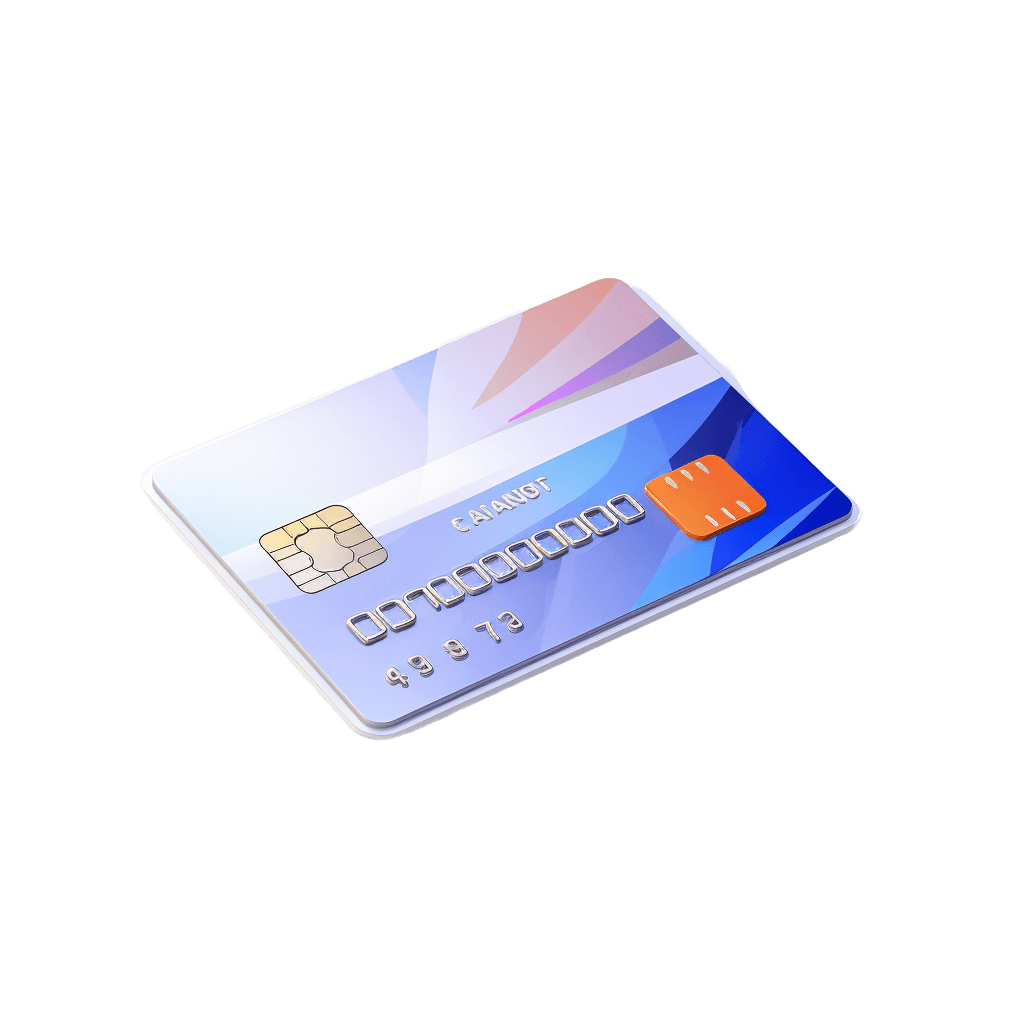 Futuristic mastercard 3d icon
