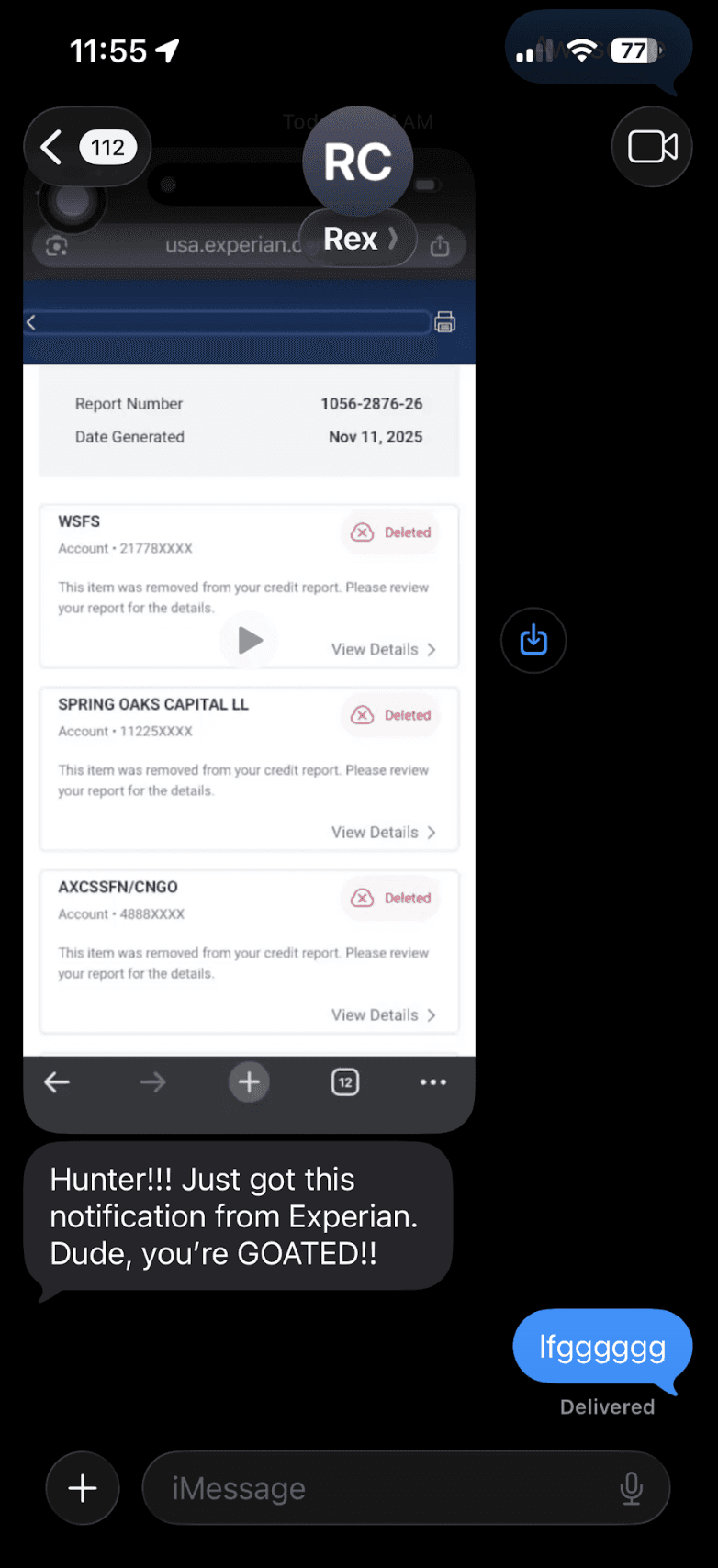 Client approval text 3