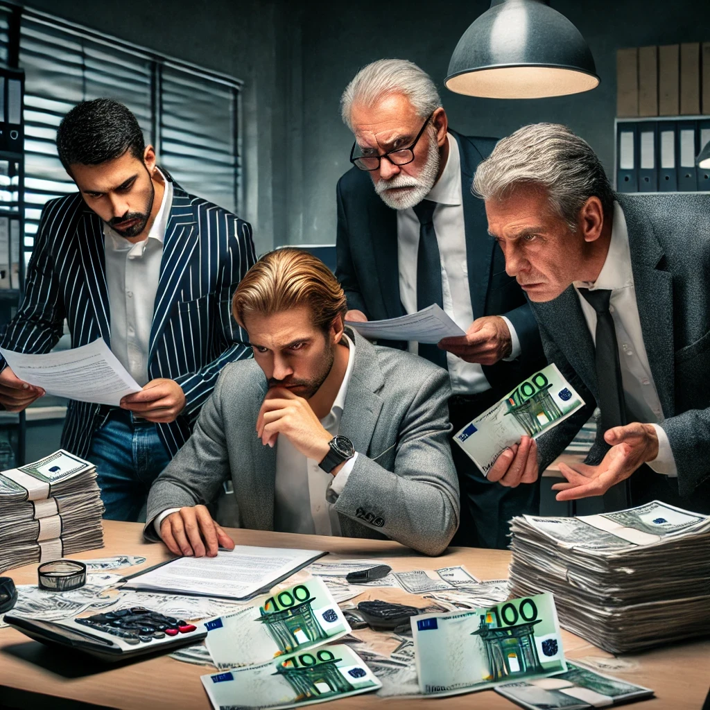 Een afbeelding van een rechtbank die de wettelijke gevolgen van fraude illustreert.