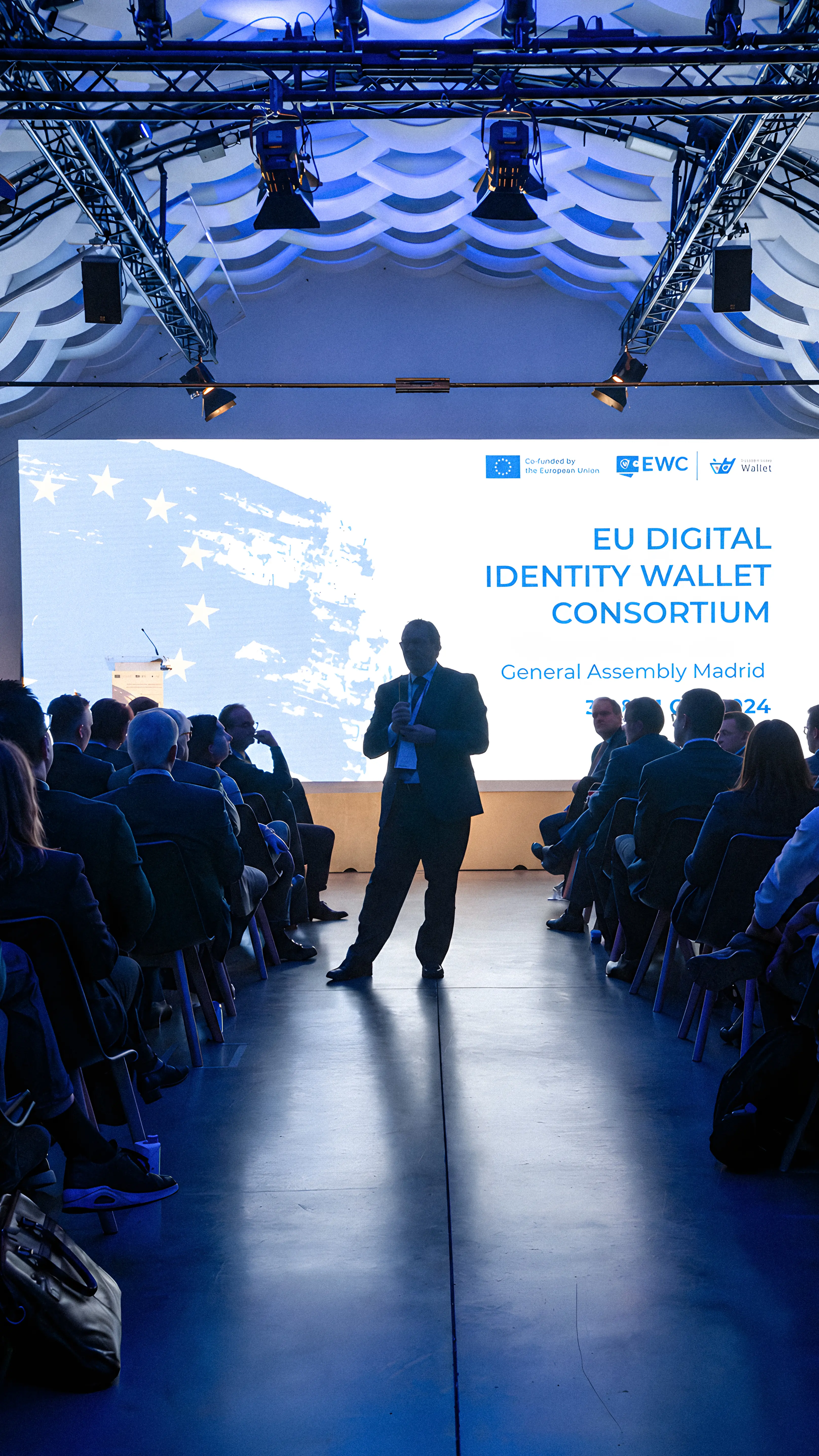 Xavier Juredieu, CEO de Archipels, en la Asamblea General de EU Digital Identity Wallet