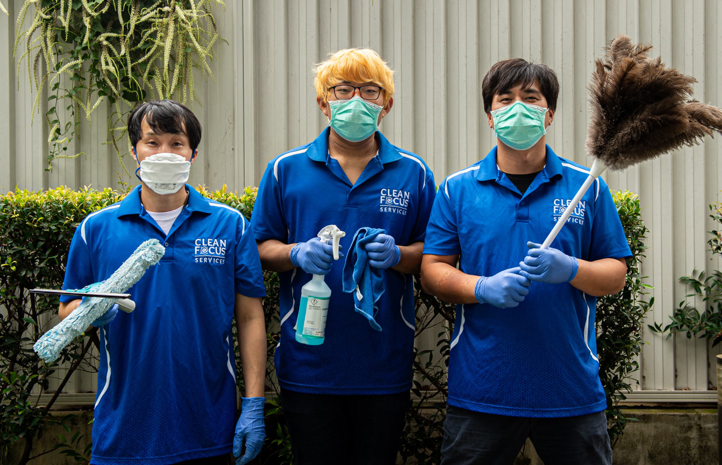 Clean Focus team takes care of Cleaning using Green practices