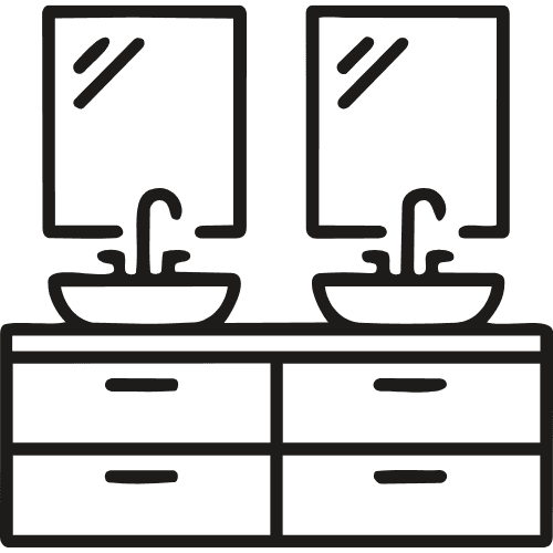 Vanity & custom cabinet installation