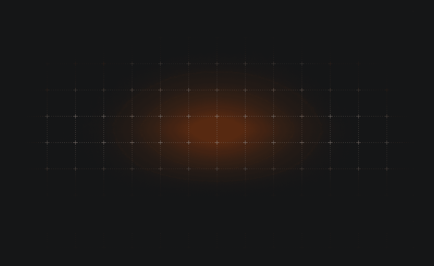 Orange background glow with grids