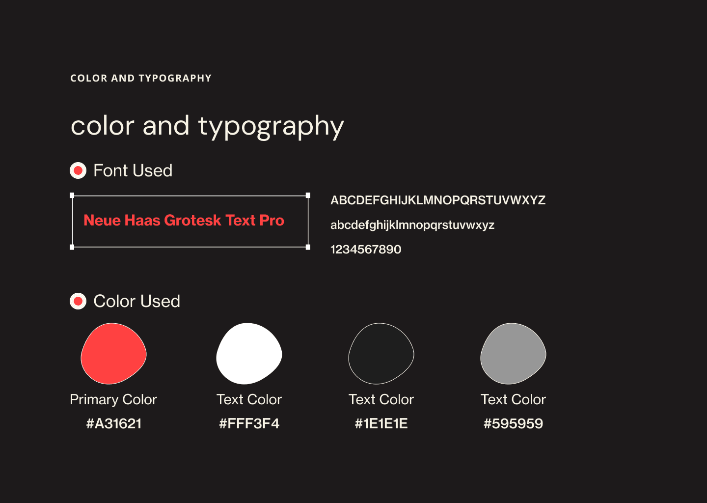 A screenshot for the footer of the website