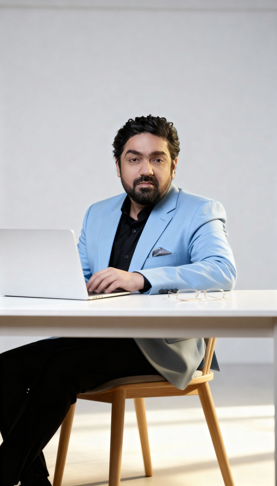 Portrait image of recently hired tech professional