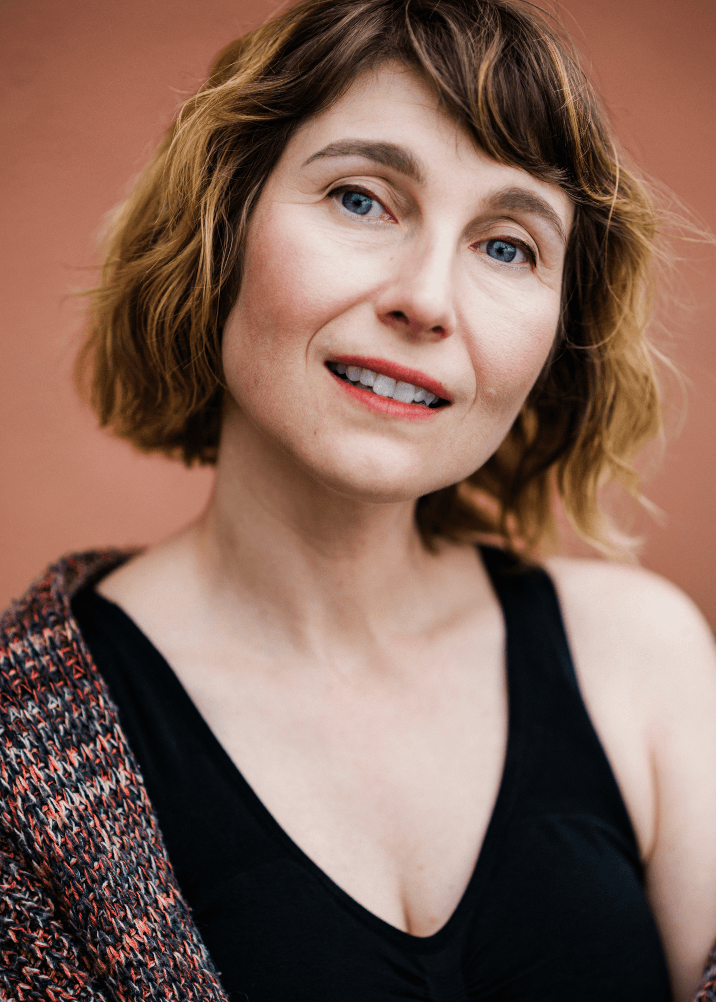 Editorial performer headshot photographed by Michelia Kramer