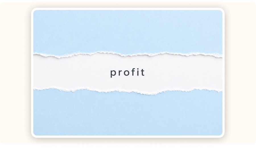 The word “profit”