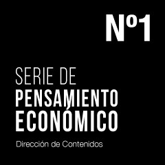 Portada de Libertad de enseñanza en el debate público, estudio de IdeaPaís, mostrando un fondo negro y encima, en letras blancas, el texto "nº 1 serie de pensamiento económico".  