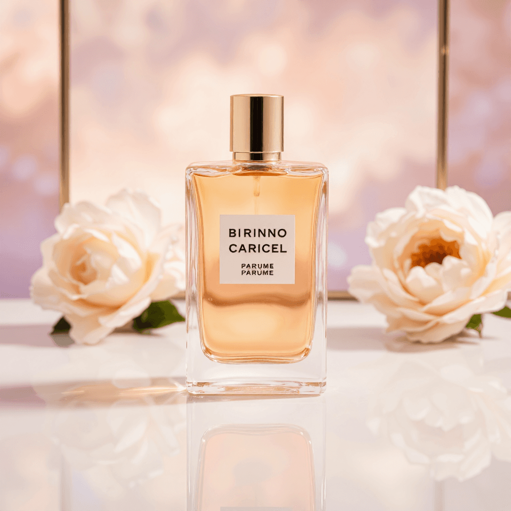 product photography of perfume