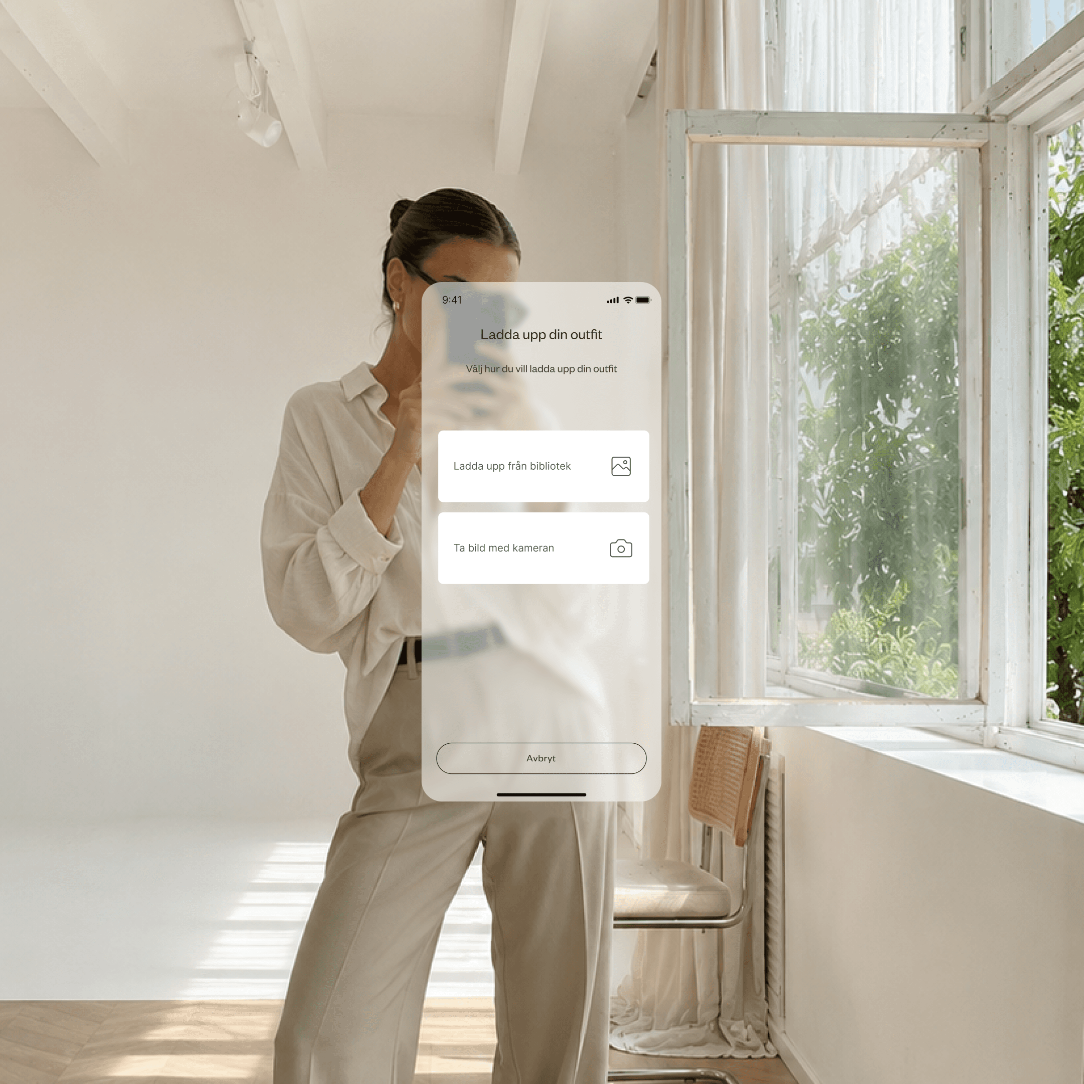 UI element for fashion app