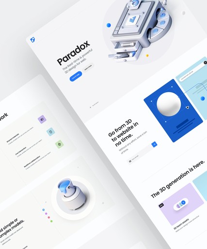 Framer 3D Website Templates