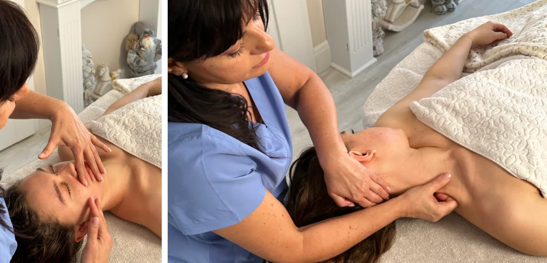 Masaż Hadado - właścicielka wykonująca masaż w gabinecie Belleza Beauty