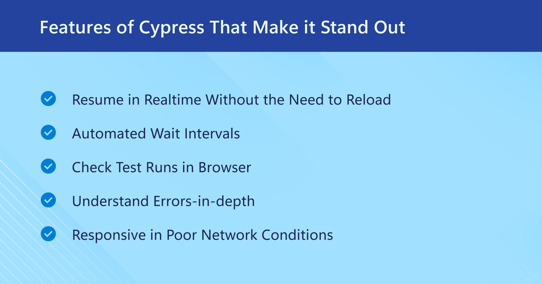 Features of Cypress Test Automation Tool