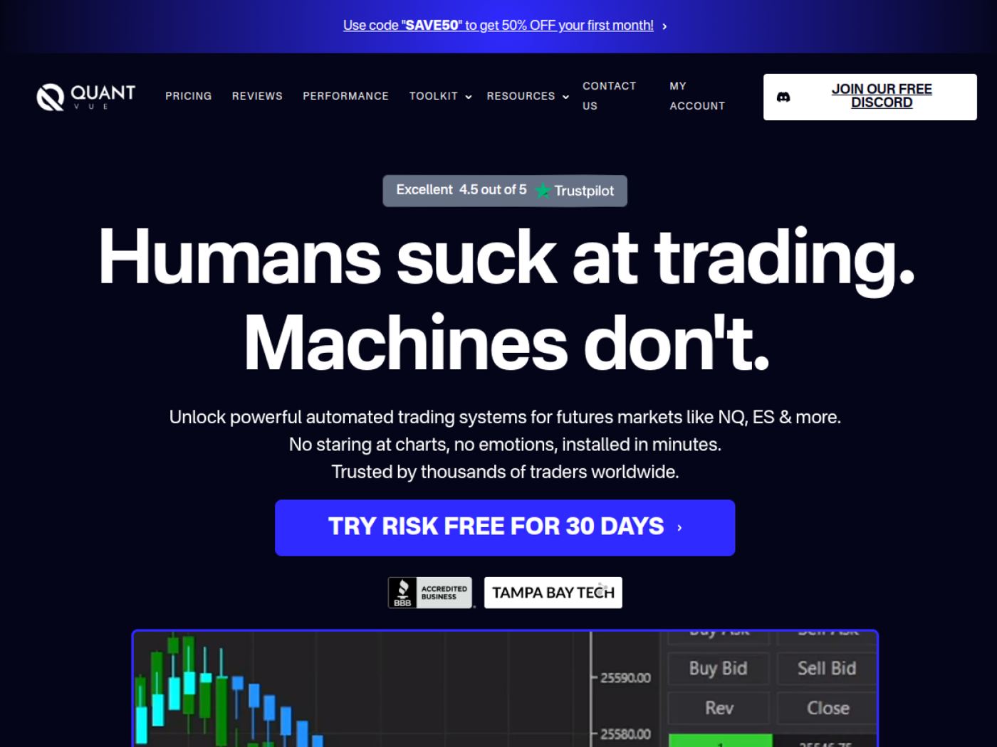 QuantVue website