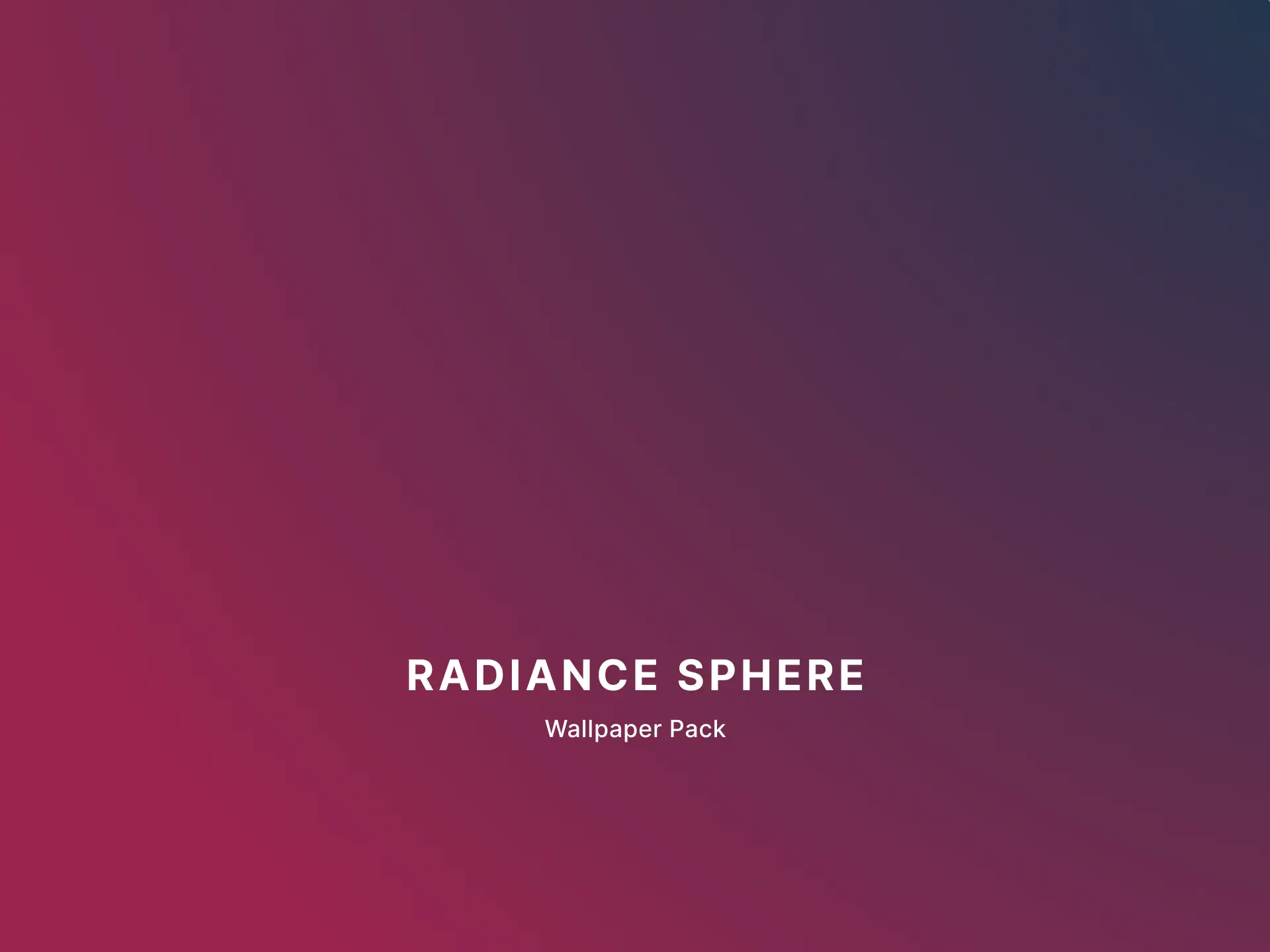 Radiance Sphere - Radial Gradient Wallpaper Pack