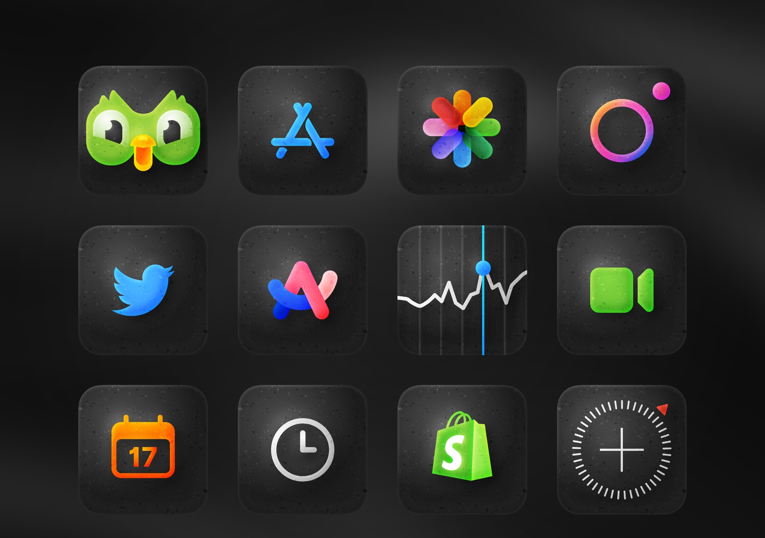Dark Mode iPhone App Icons