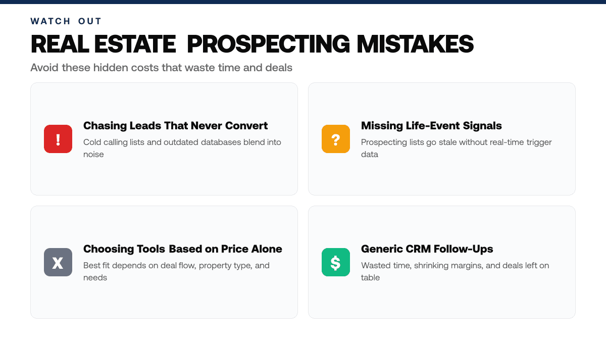 Batchleads Alternative Real Estate Prospecting — warning-callouts