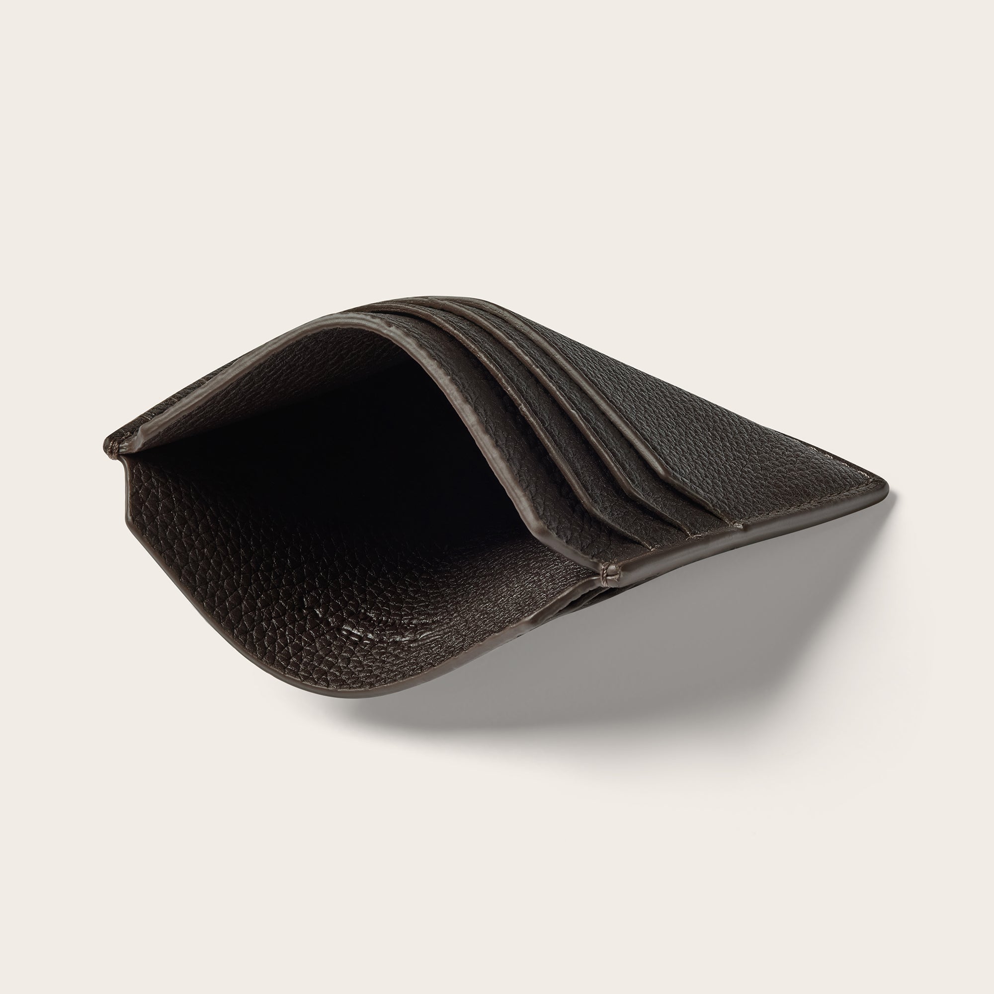 Tumbled Leather Credit Card Holder - Mandelli UK
