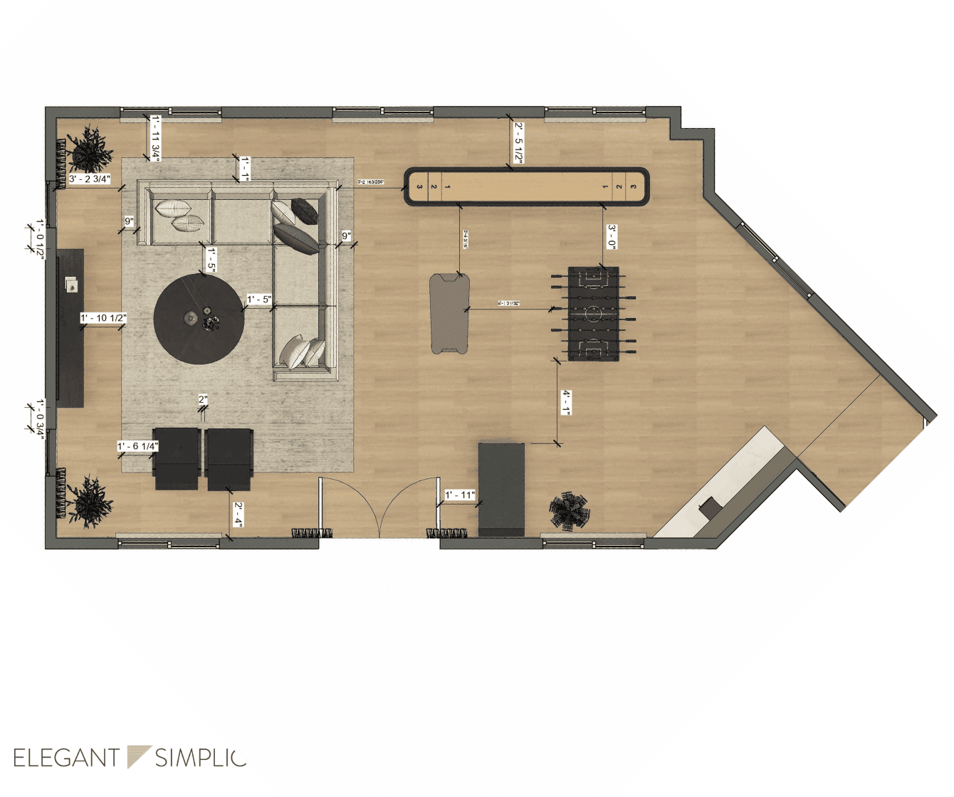 We’re so excited to share details from The Ravensdale House: Game Room — one of our favorite interior design + remodeling projects in Ravensdale, Washington. 