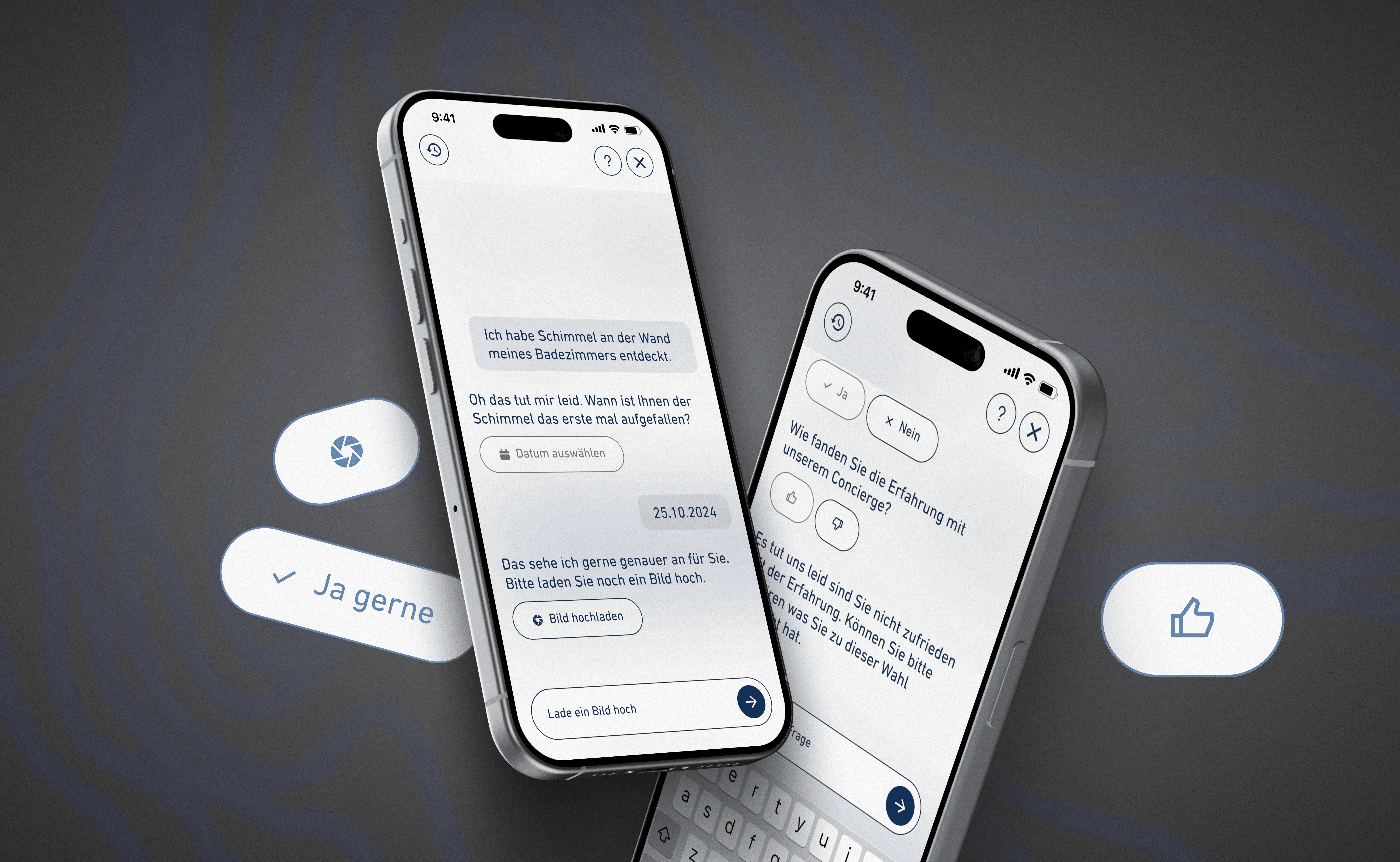 A mockup of screenshot for an app