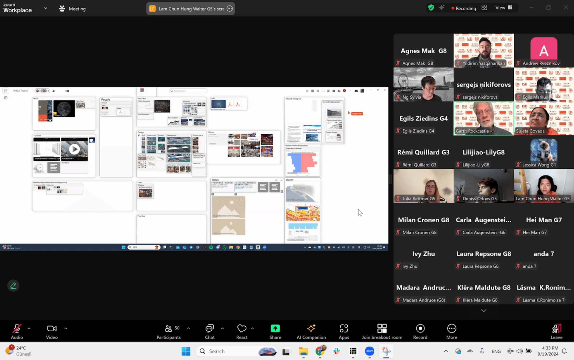 RHEA International Workshop