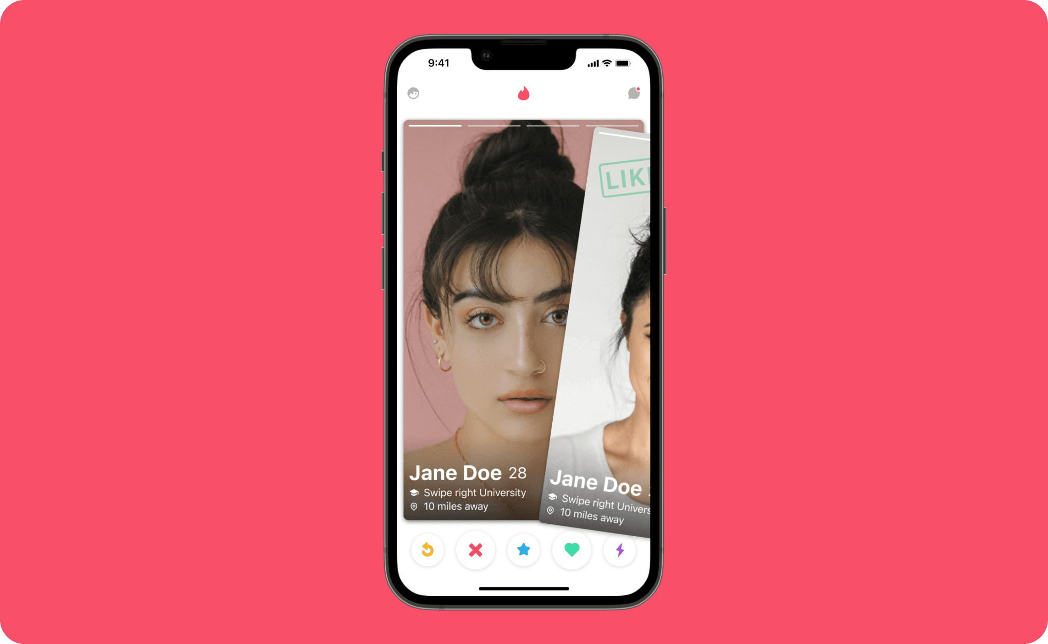 Tinder interaction design