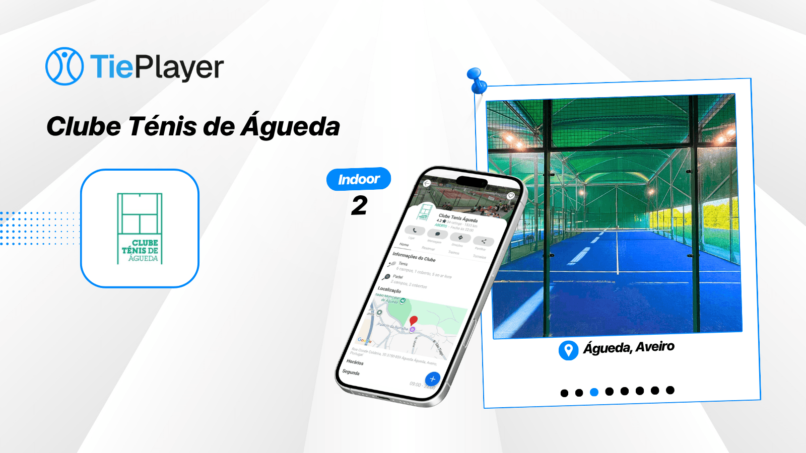 Book a padel court at Clube Ténis de Águeda