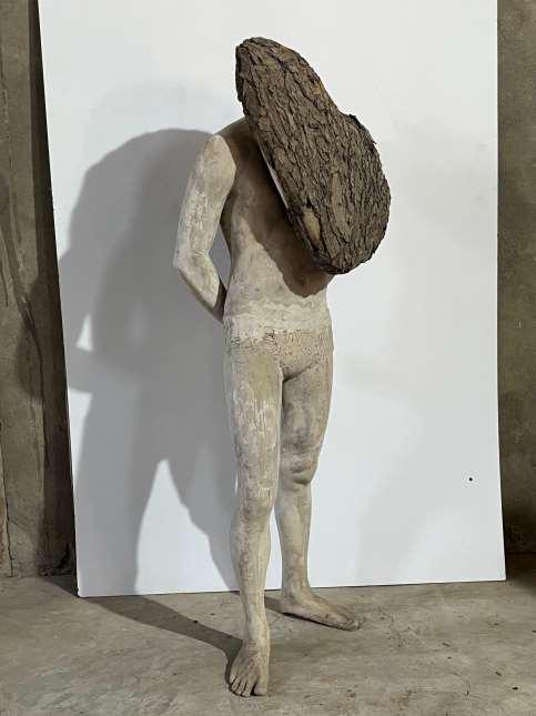 herd of sheep on road painting