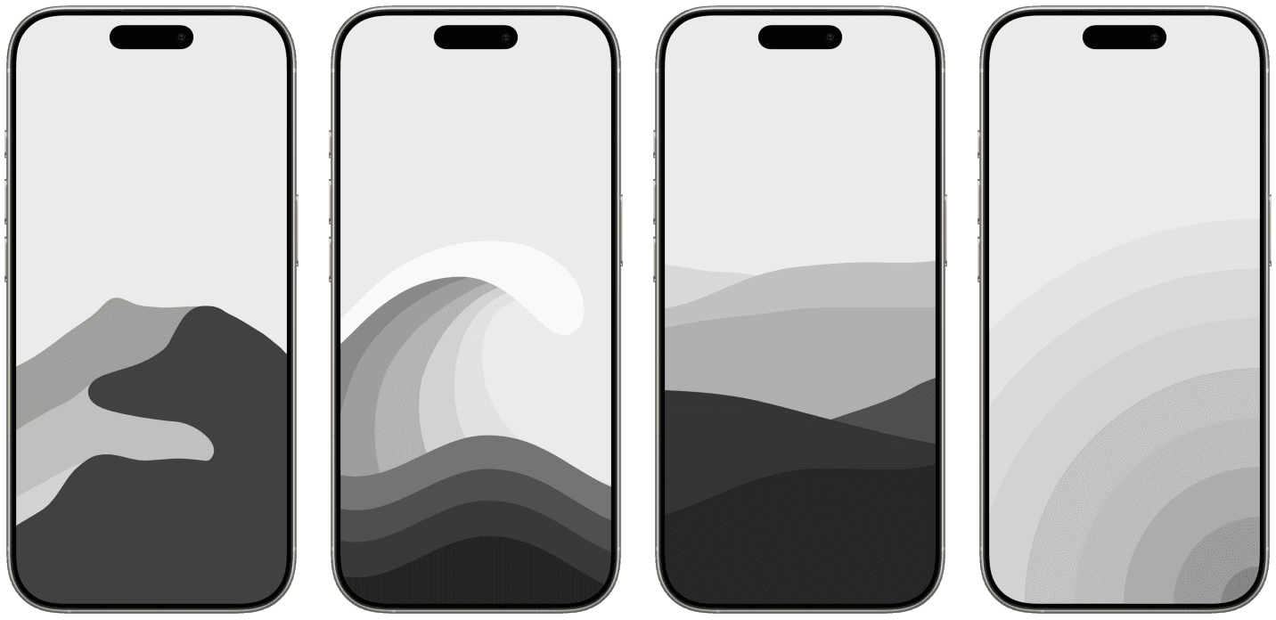 Minimalist iPhone Wallpapers