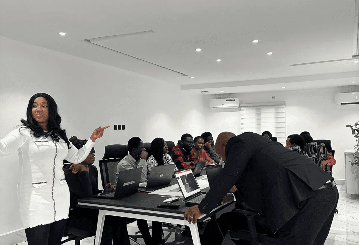 Fasyl Group Team Meeting in conference room