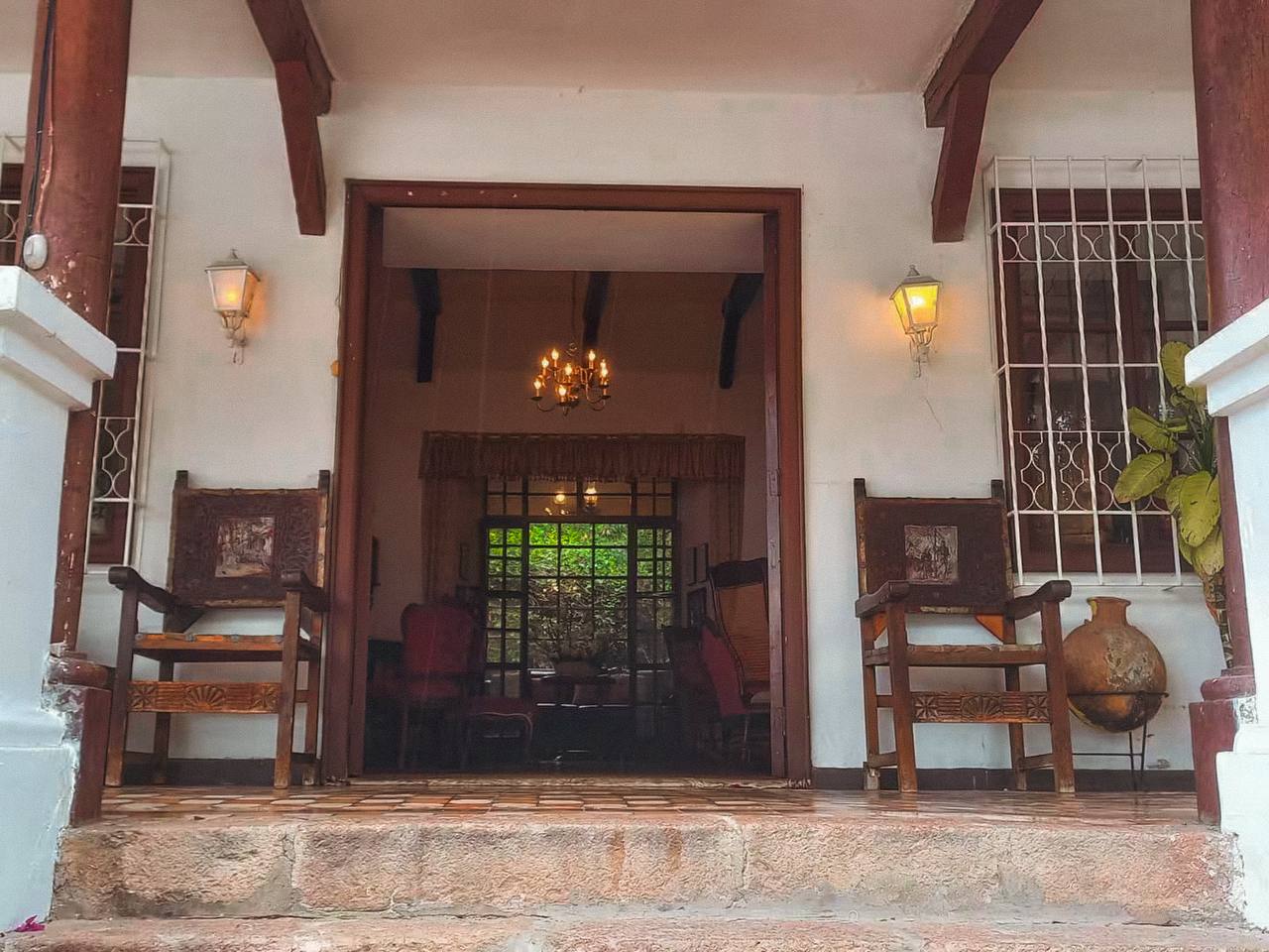 Historic hacienda near Cuenca in Ecuador