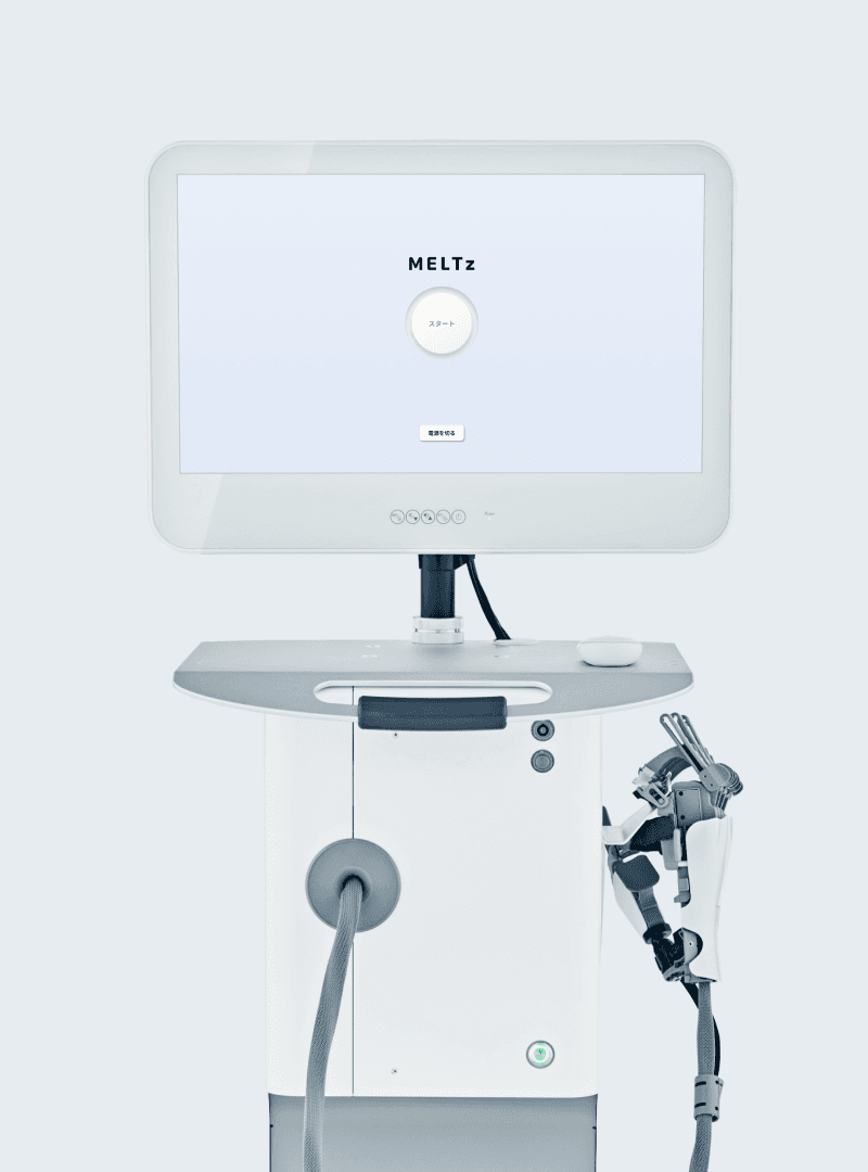 MELTz start screen on the monitor