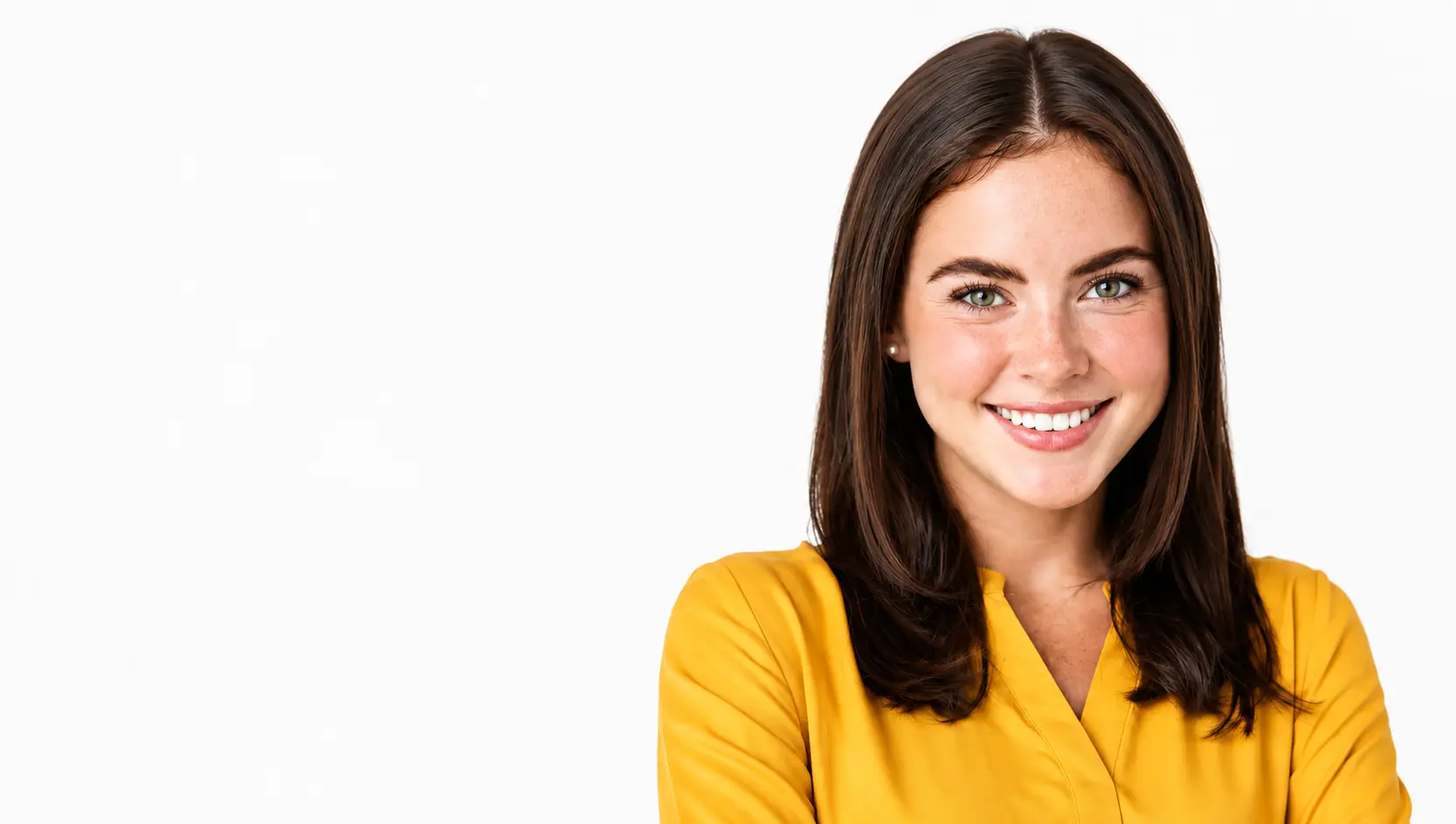 Smiling dental patient
