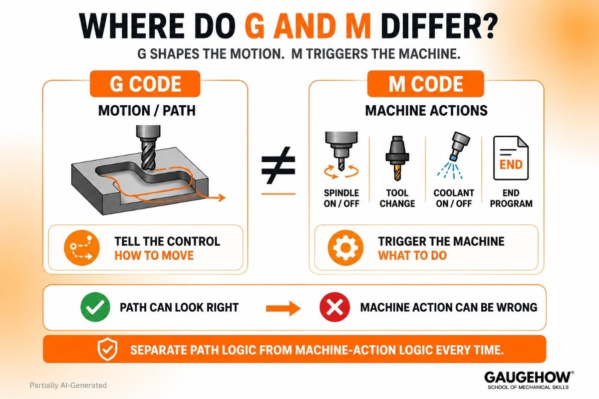 g and m differ