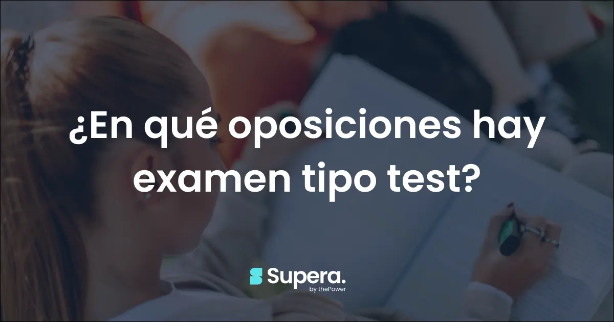 Oposiciones con examen test