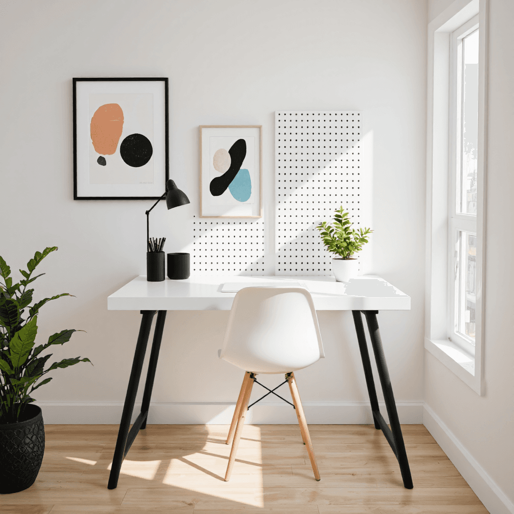 product photography of pegboard