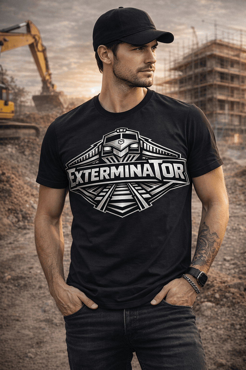 Koszulka ExterminaTOR – branding komponentów odzieżowych