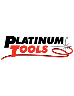 Platinum Tools Logo - Red, Black and White