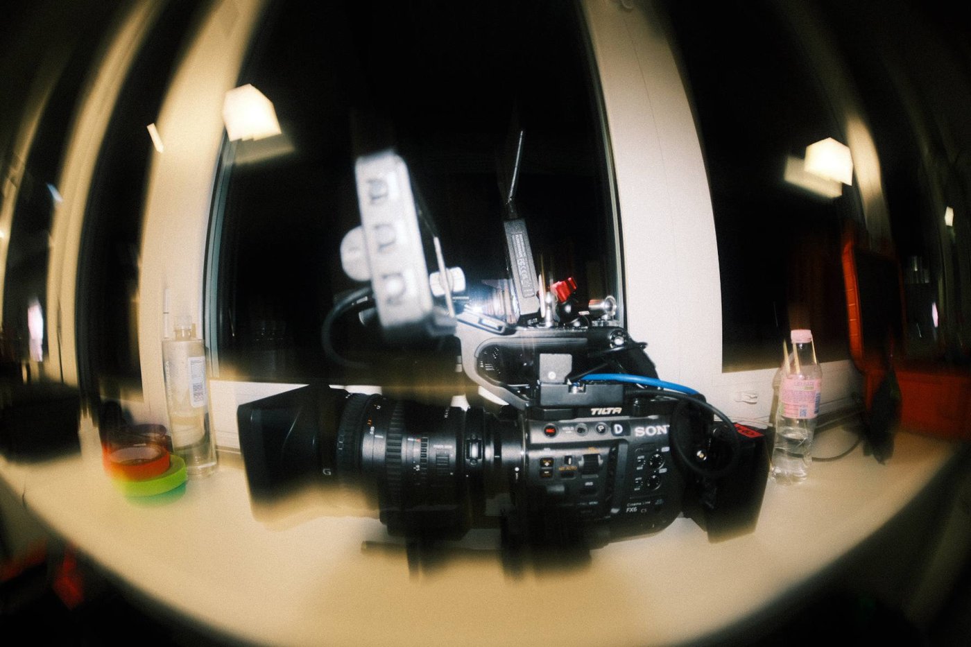 Sony FX6 camera prepared for the T-Fest production