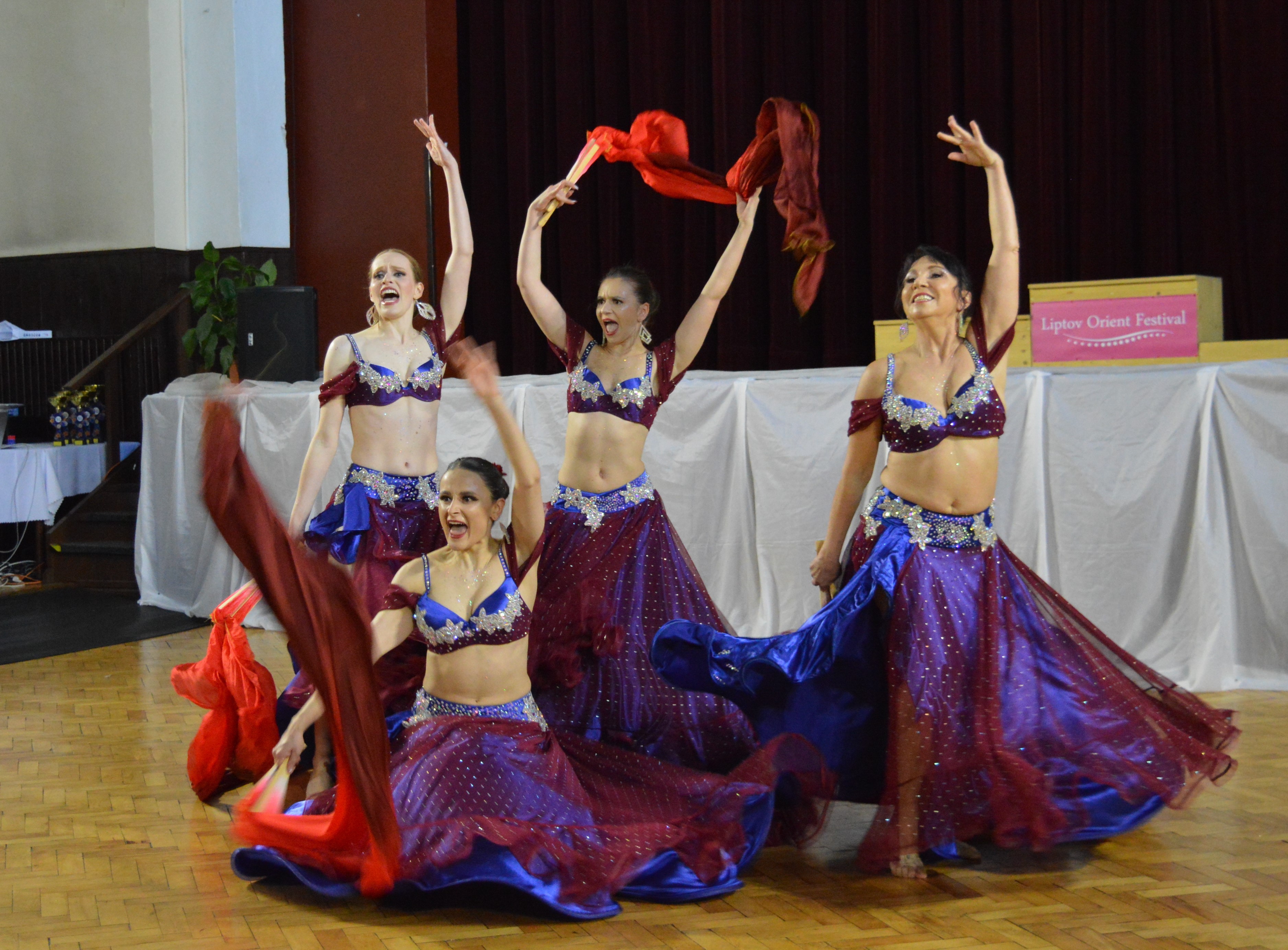 Group Taking a Selfie at a Concert Venue