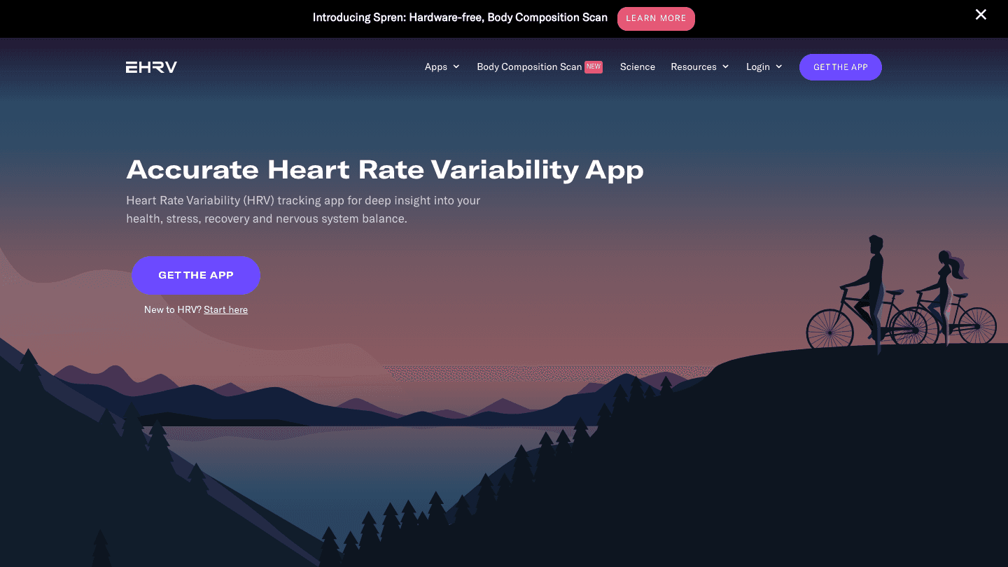 Elite HRV website