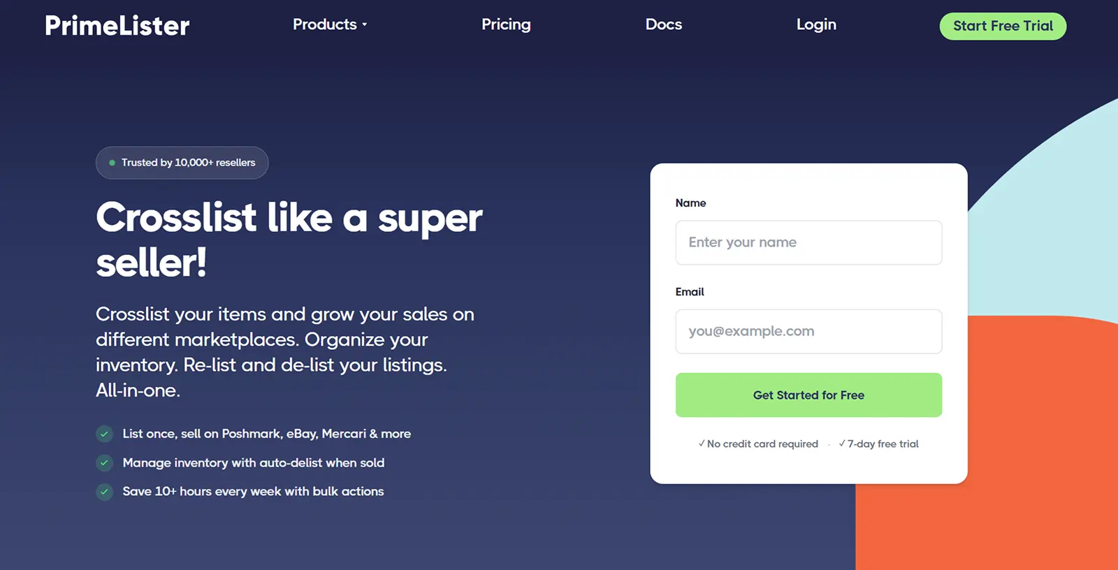 Primelister Homepage