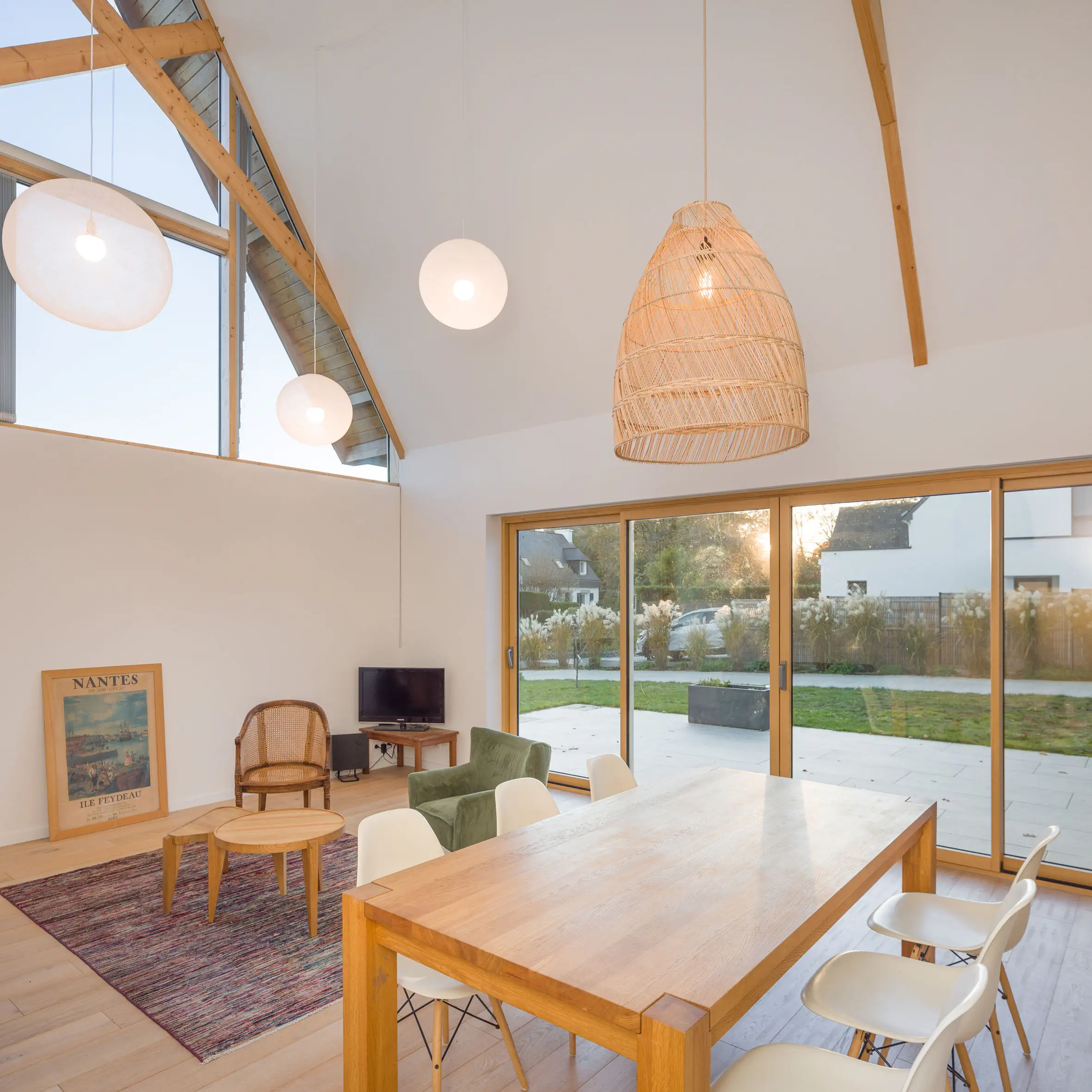 Maison contemporaine Arradon - double hauteur