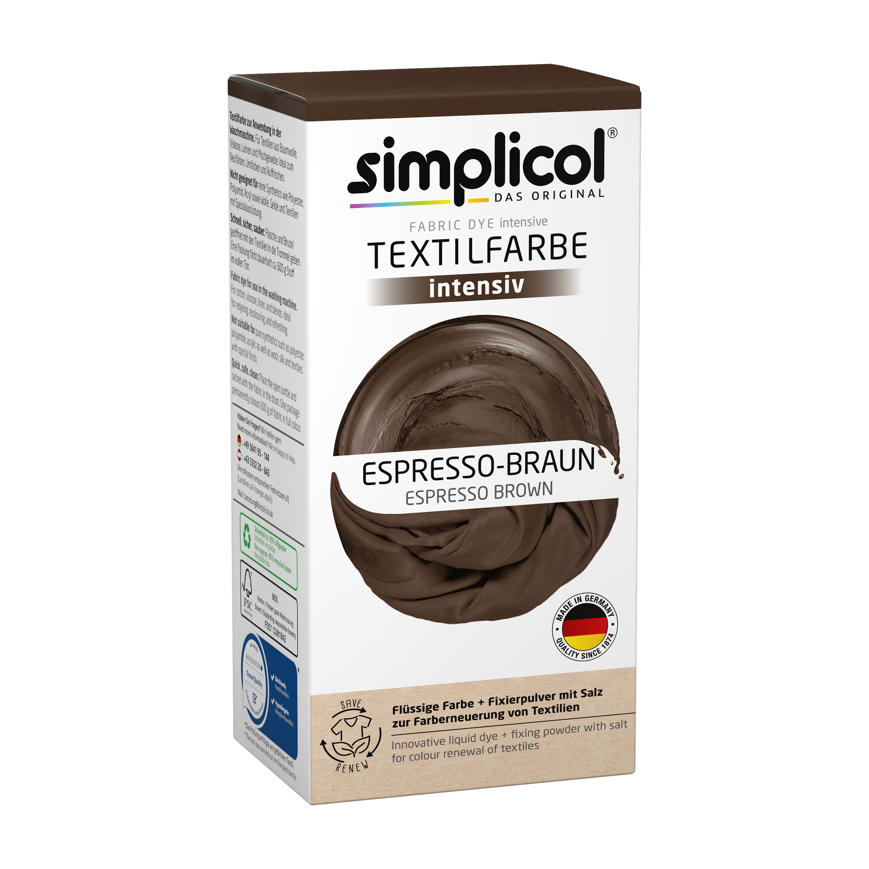 Simplicol Intensiv Brąz Espresso