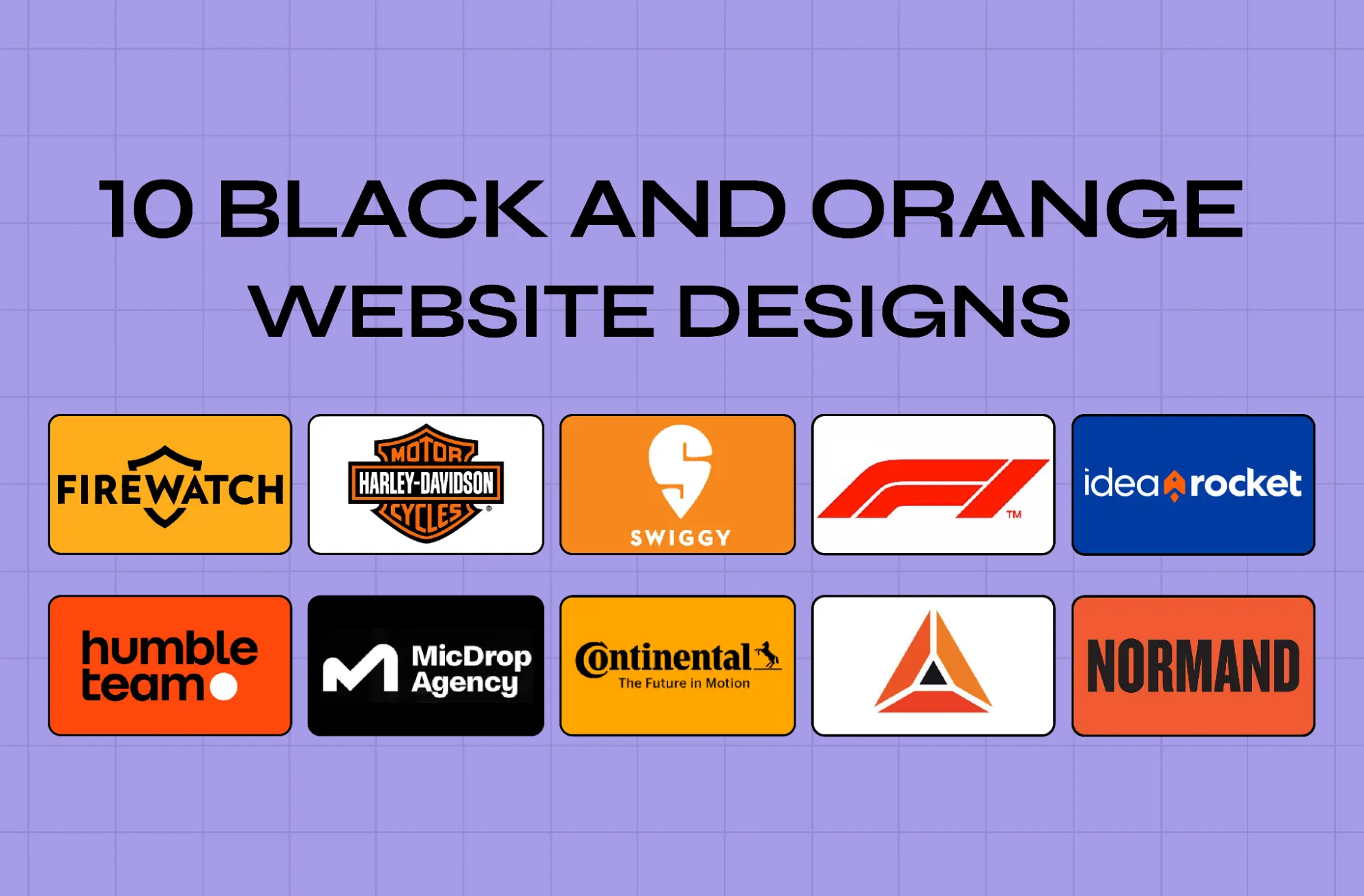 10 Black and Orange Website Designs That Nail Bold, High-Contrast Branding