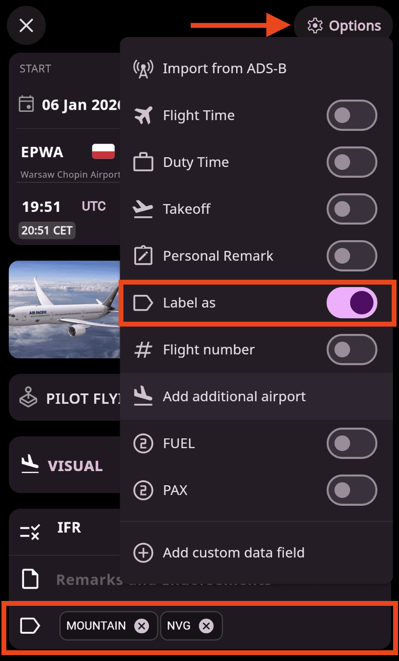 add-labels-to-flights
